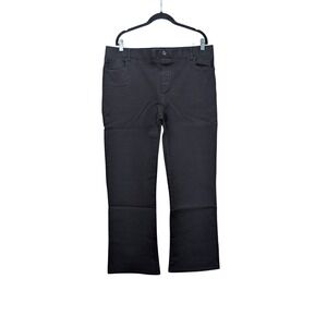 Betabrand Bootcut Yoga Denim Jeans XXL Black 4 Pocket Stretch NWT